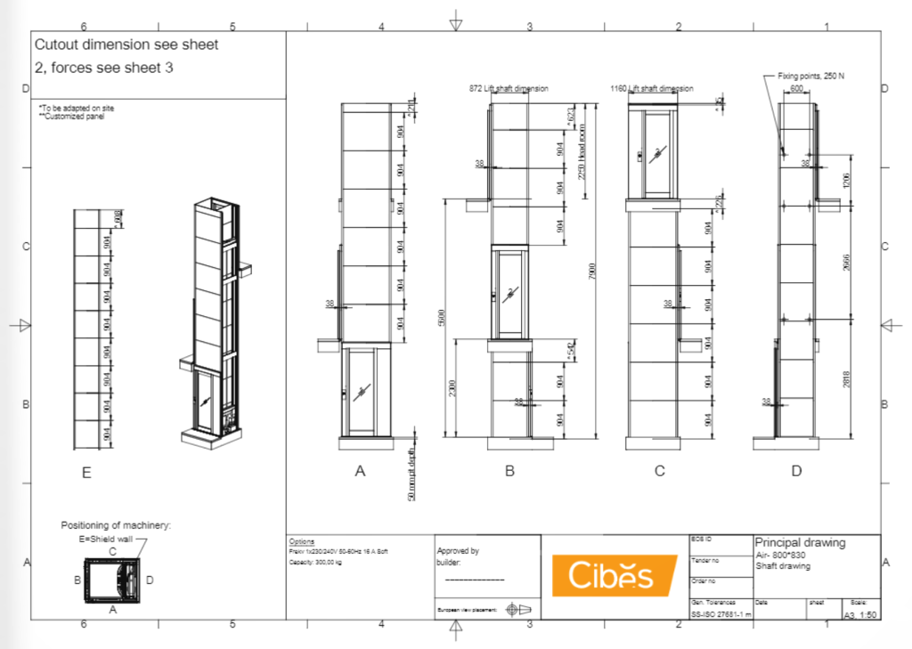 1 Cibes Lift elevator home lift Size S 800×830 2 1 Cibes Lift elevator home lift Size S 800x830 2